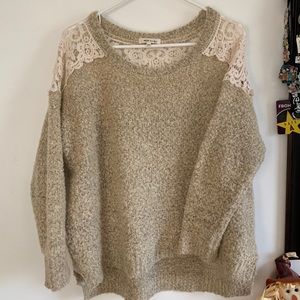Lace sweater